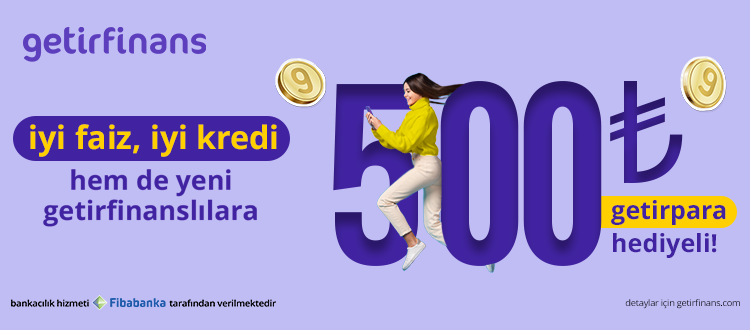 İlk Harcamana 500 TL getirpara!