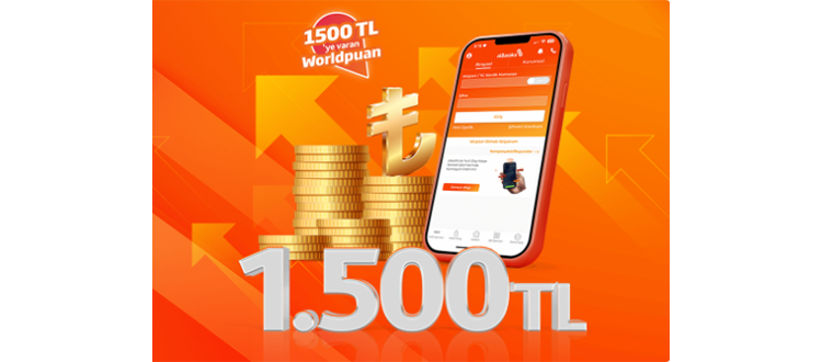 Albaraka’dan Dijital Müşterilerilere Özel 1.500 TL’ye Varan Worldpuan!