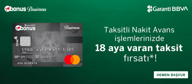 Yeni müşterilere özel %3,99 faiz oranlı ve 18 aya varan Taksitli Nakit Avans fırsatı!