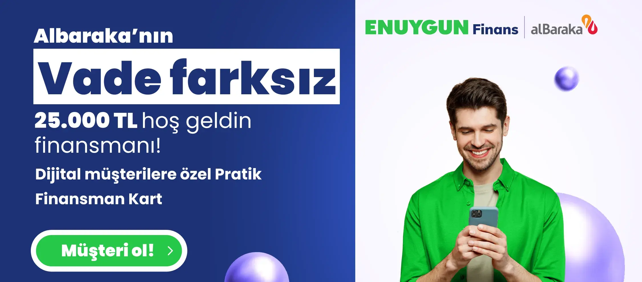 Dijital Müşterilere Özel Pratik Finansman Kart