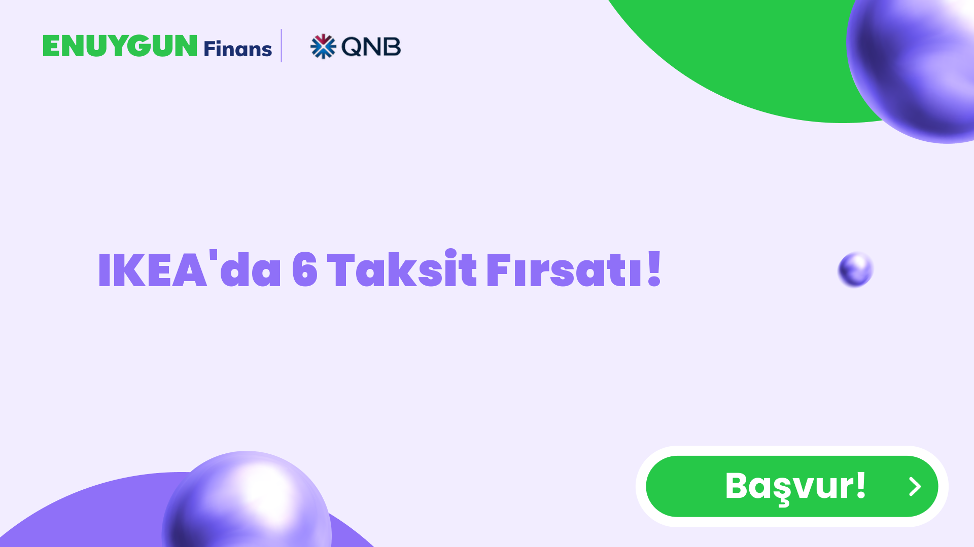 IKEA'da 6 Taksit Fırsatı!