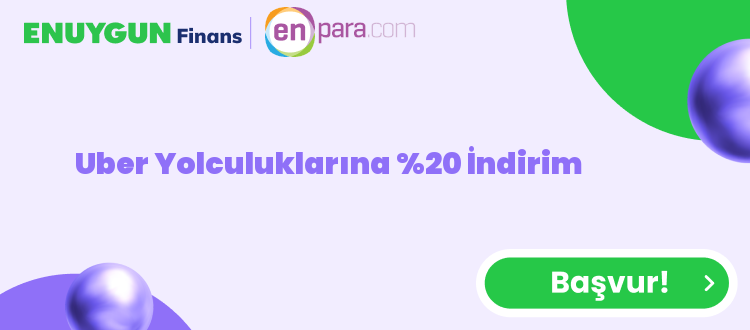 Uber Yolculuklarına %20 İndirim