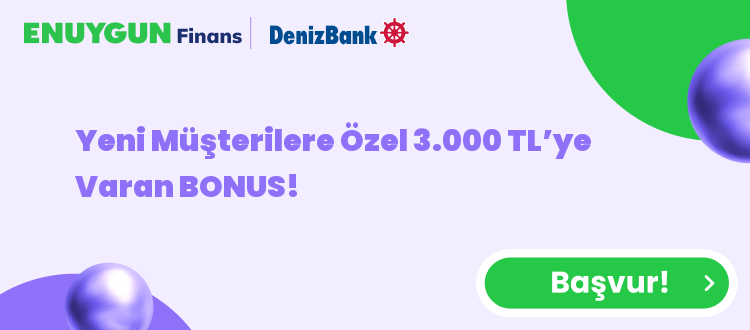Yeni Müşterilere Özel 3.000 TL’ye Varan BONUS!