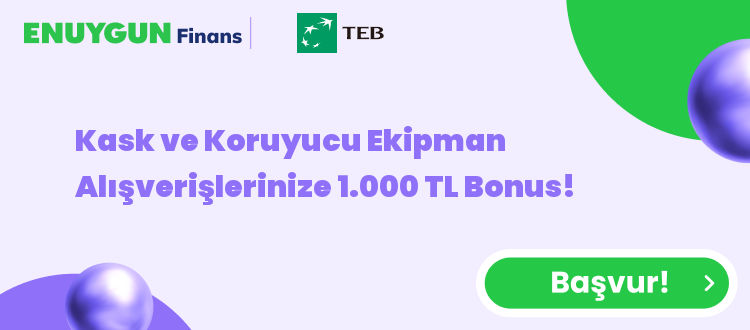 Kask ve Koruyucu Ekipman Alışverişlerinize 1.000 TL Bonus!