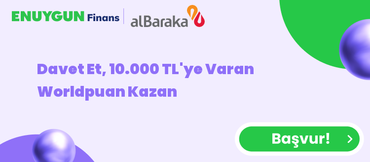 Davet Et, 10.000 TL'ye Varan Worldpuan Kazan