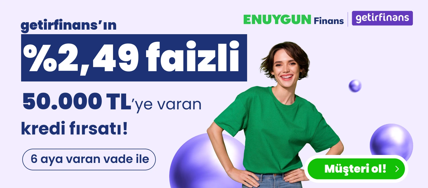 %2,49 Faizli 50.000 TL'ye Varan Kredi Fırsatı!