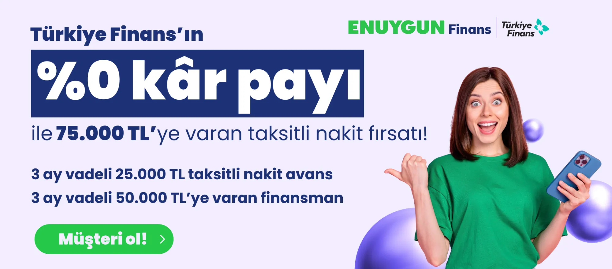 Mobilden Türkiye Finanslı Olanlara 75.000 TL'ye Varan Nakit Fırsatı!