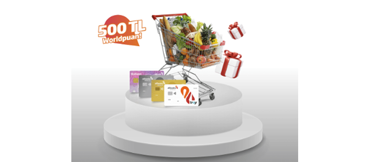 Market Harcamalarınıza Özel Toplamda 500 TL'ye varan Worldpuan Fırsatı!