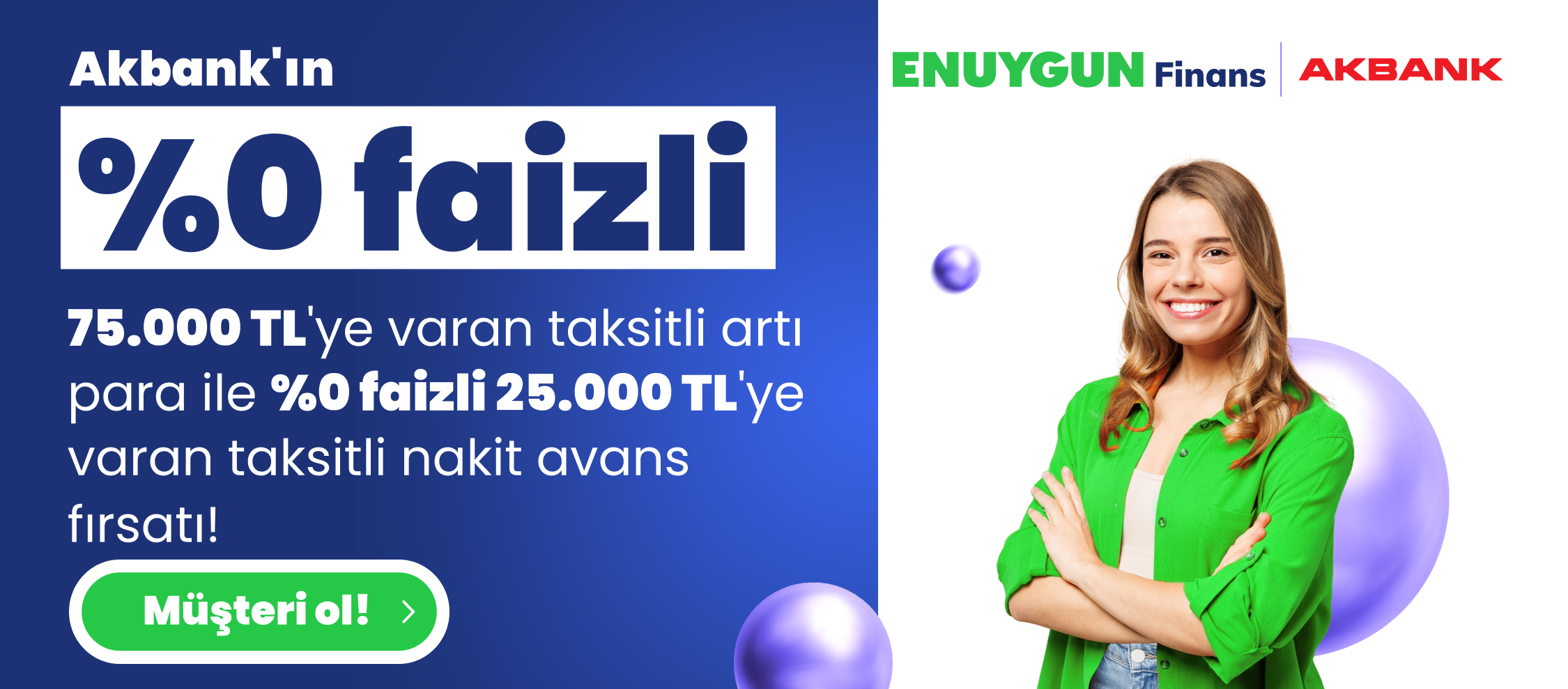 %0 Faizli 100.000 TL'ye Varan Kredi Fırsatı!