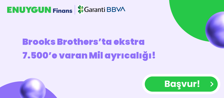 Brooks Brothers’ta ekstra 7.500’e varan Mil ayrıcalığı!