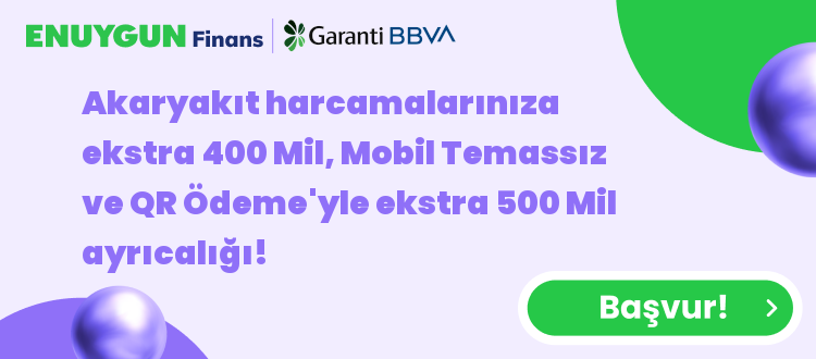 Akaryakıt harcamalarınıza ekstra 400 Mil, Mobil Temassız ve QR Ödeme'yle ekstra 500 Mil ayrıcalığı!