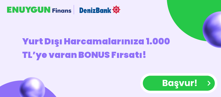 Yurt Dışı Harcamalarınıza 1.000 TL’ye varan BONUS Fırsatı!