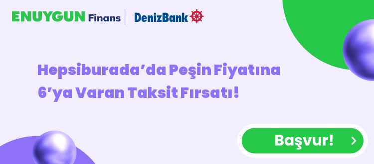 Hepsiburada’da Peşin Fiyatına 6’ya Varan Taksit Fırsatı!
