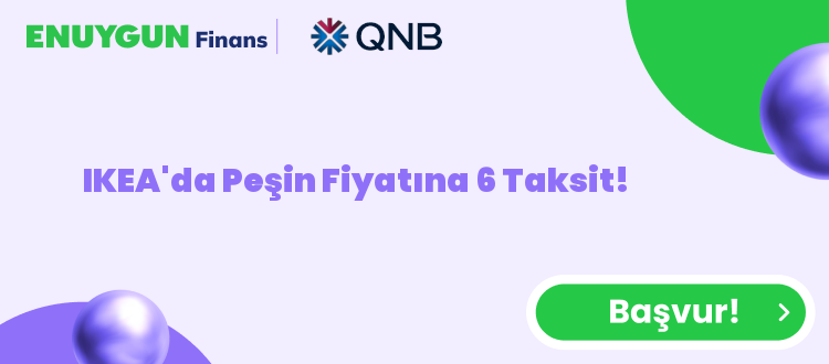 IKEA'da Peşin Fiyatına 6 Taksit!