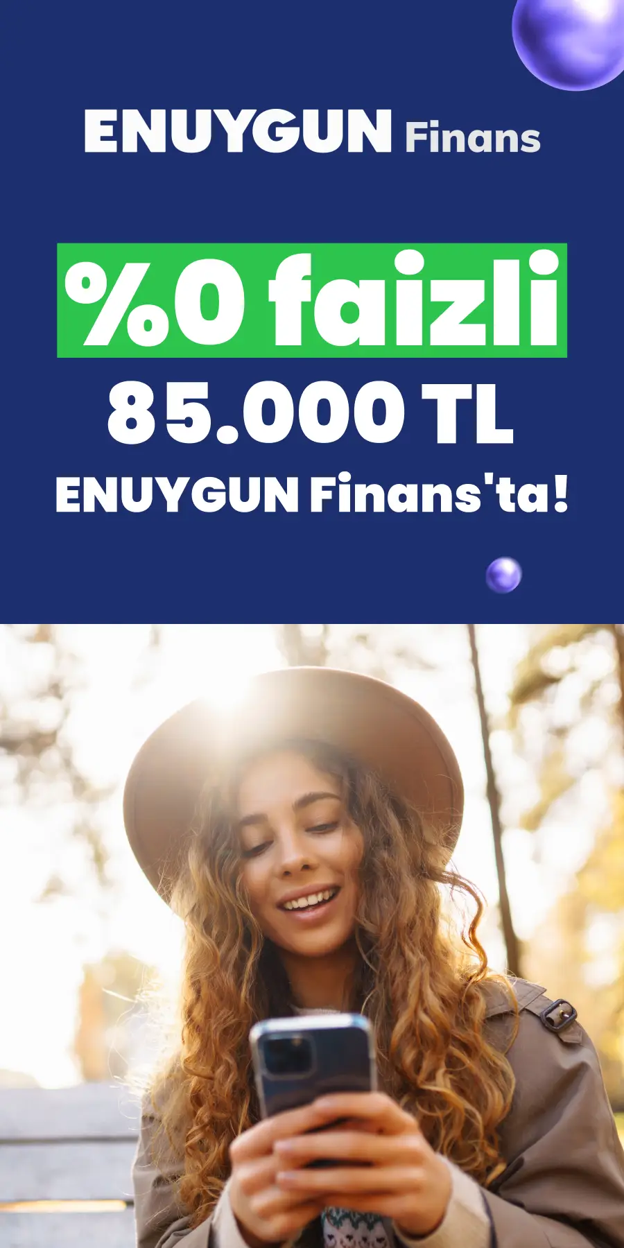 İhtiyaç kredisi - %0 faizli 85.000 TL