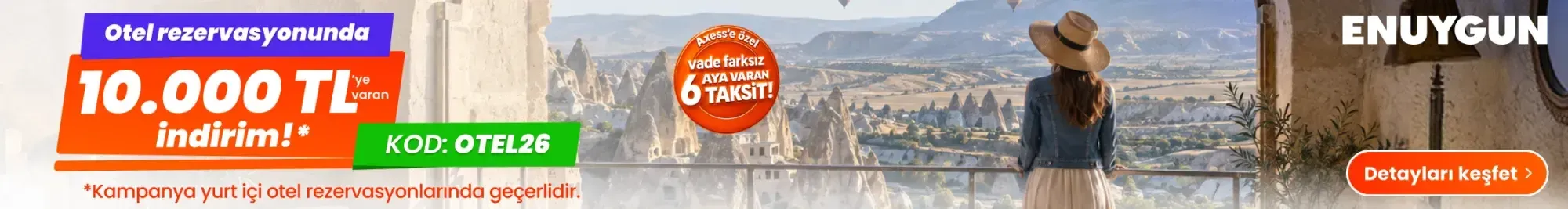 Otel 10.000 TL'ye varan indirim