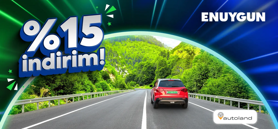 Autoland araçlarında %15 indirim!