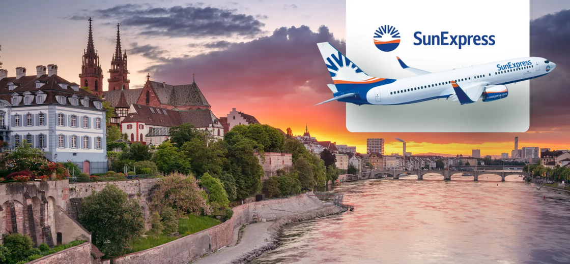 SunExpress'in 85 EUR'dan başlayan yurt dışı uçak biletleri ENUYGUN'da!