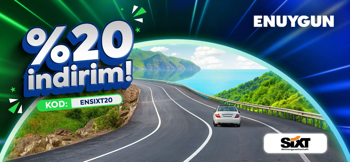 Sixt araçlarında %20 indirim