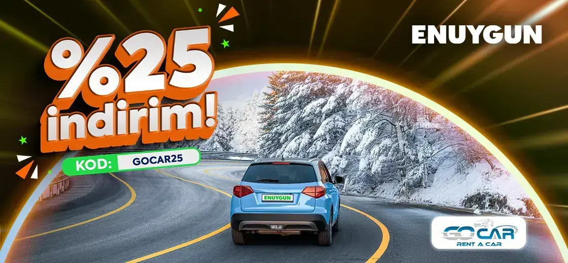 Go Car araçlarında %25 indirim!
