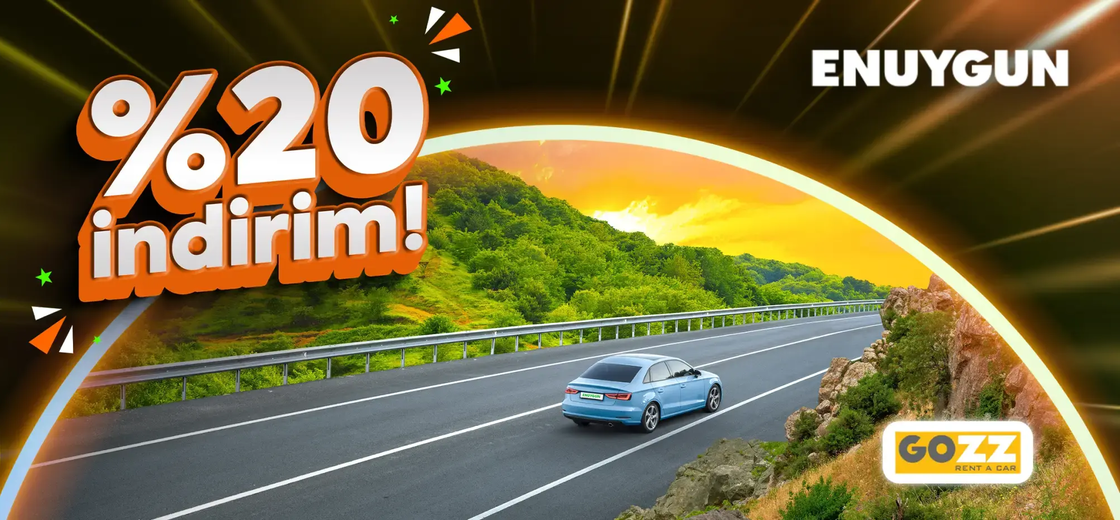 Gozz Rent a Car araçlarında %20 indirim!