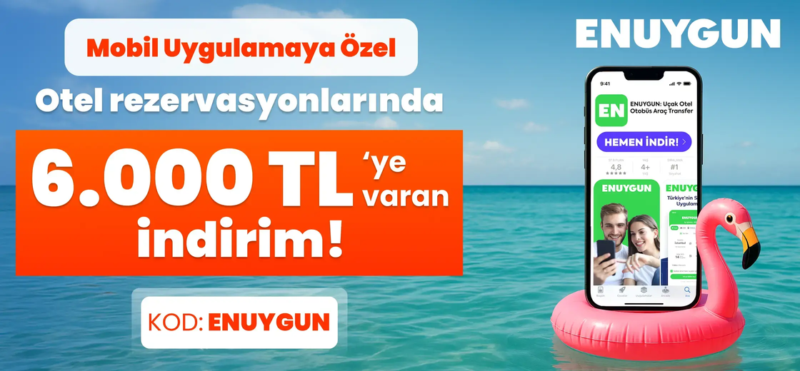 Otel rezervasyonlarında 6.000 TL'ye varan indirimi kaçırma