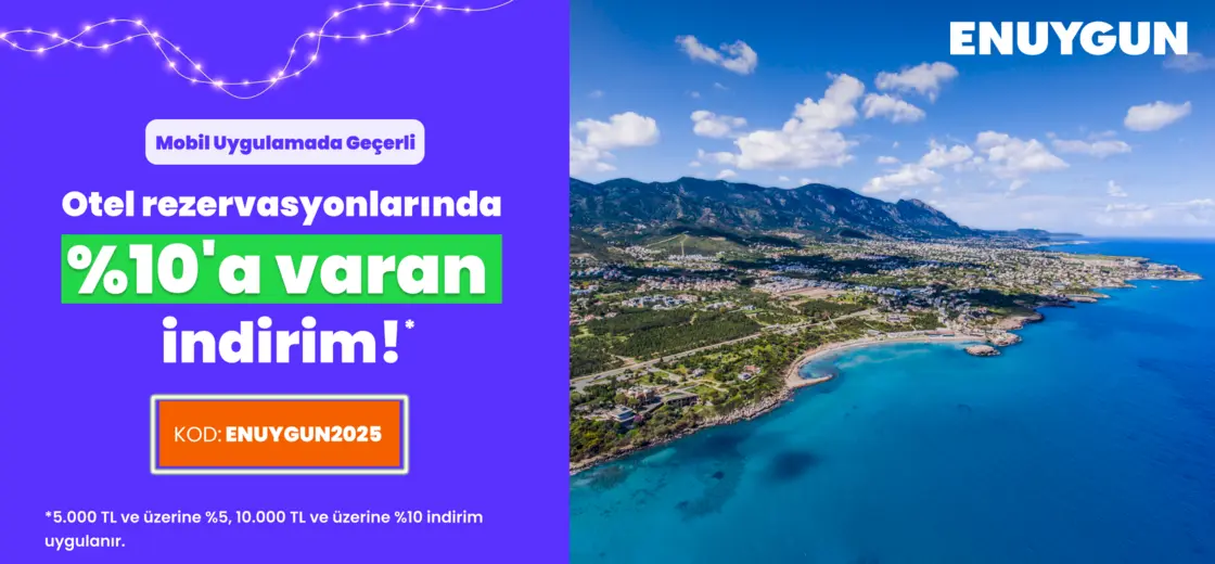Otel rezervasyonlarında %10'a varan indirimi kaçırma!