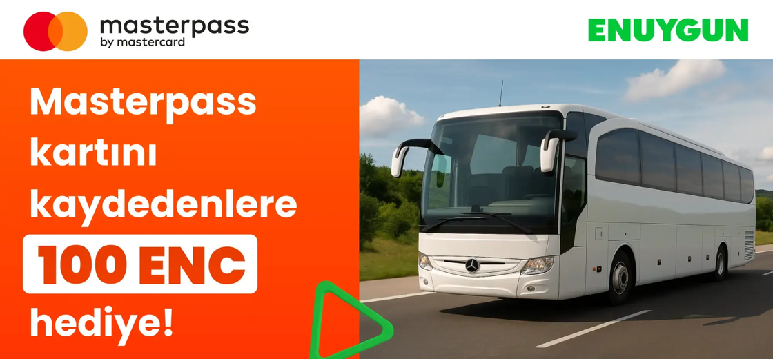 Masterpass kartını kaydedenlere 100 ENC hediye!