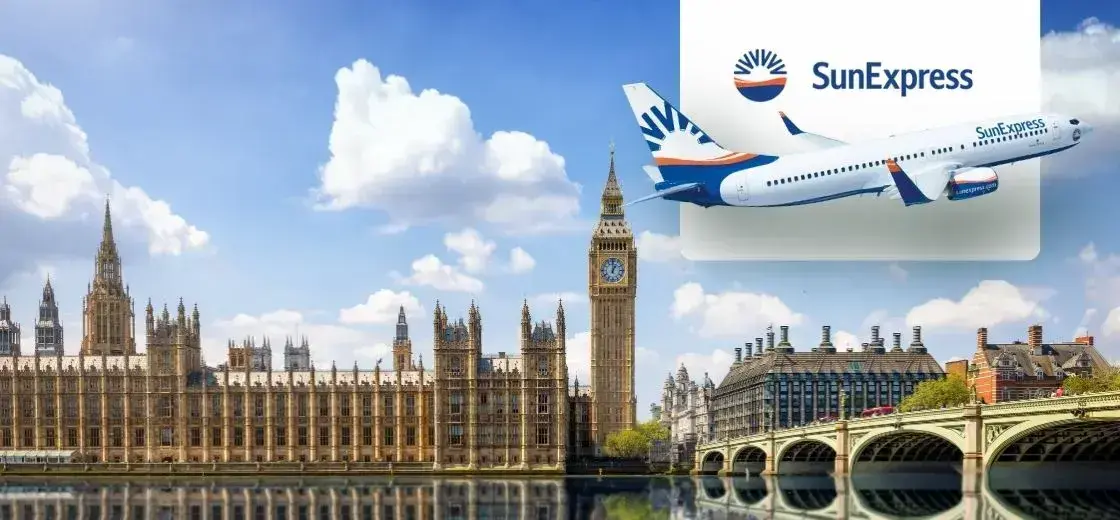 SunExpress'in 72€'dan başlayan yurt dışı uçak biletleri ENUYGUN.com'da