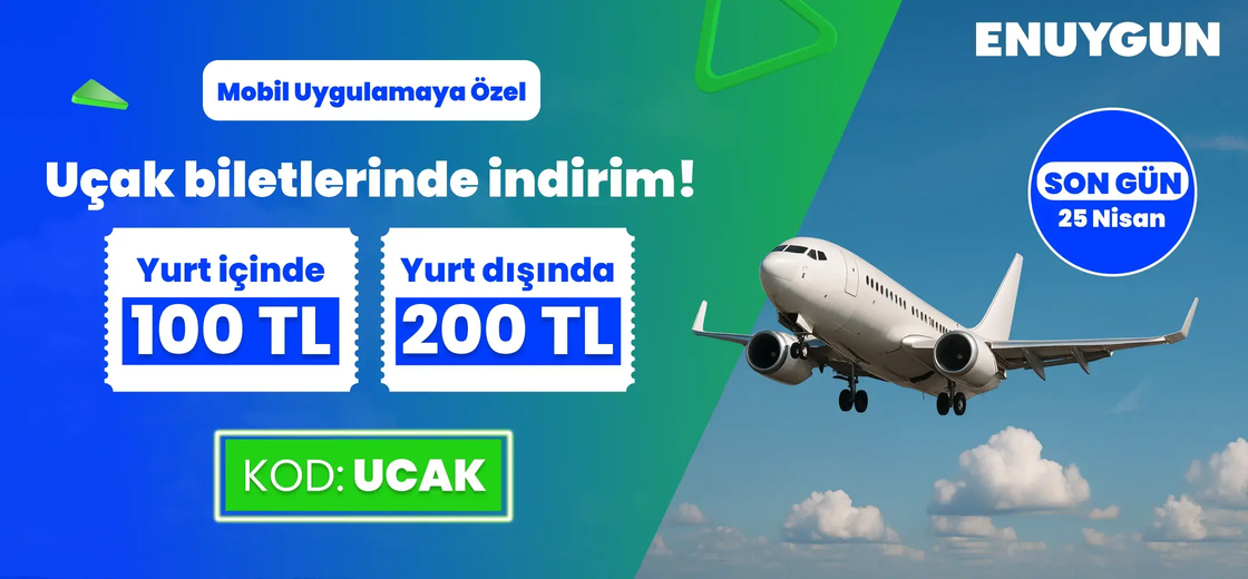 Uçak biletlerinde 200 TL'ye varan indirimi kaçırma!