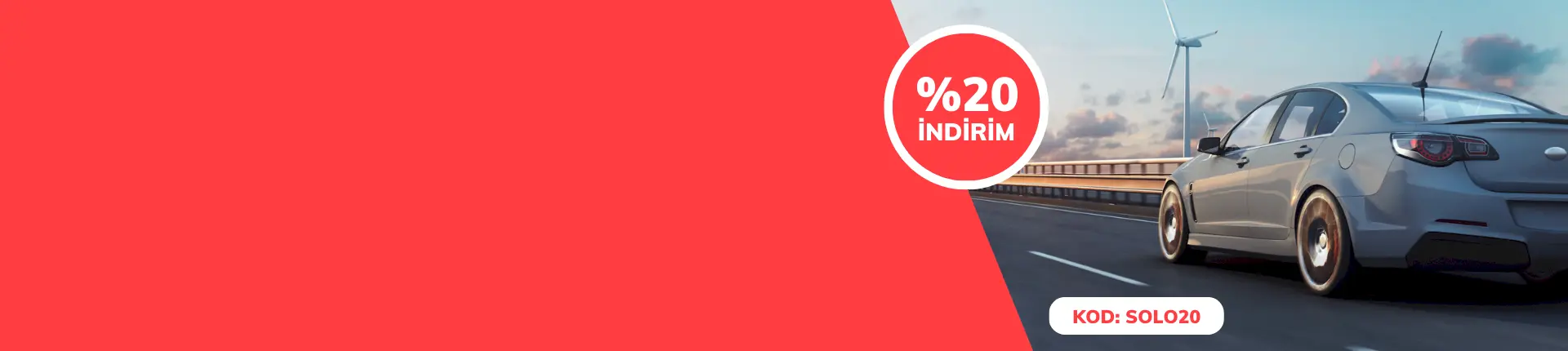 Ümraniye'de Solo Rent A Car araçlarında %20 indirim!
