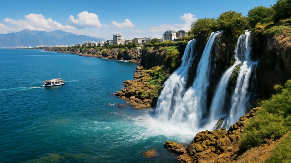 Türkiye'nin en turistik şehri Antalya sadece denizi ve güneşiyle değil doğal, tarihi güzellikleriyle de ünlü bir şehrimiz. Hızlı ve modern bir gelişme gösteren Antalya, &...