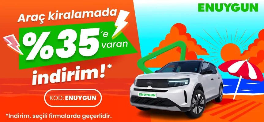 Araç kiralamada %35'e varan indirimi kaçırma!