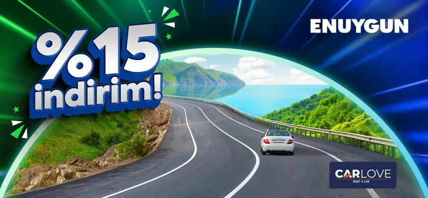 CARLOVE araçlarında %15 indirim!