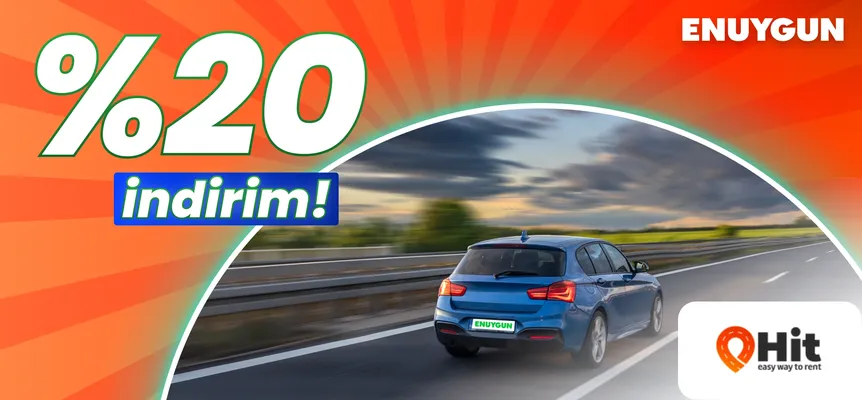 Hit Rent A Car araçlarında %20 indirim!