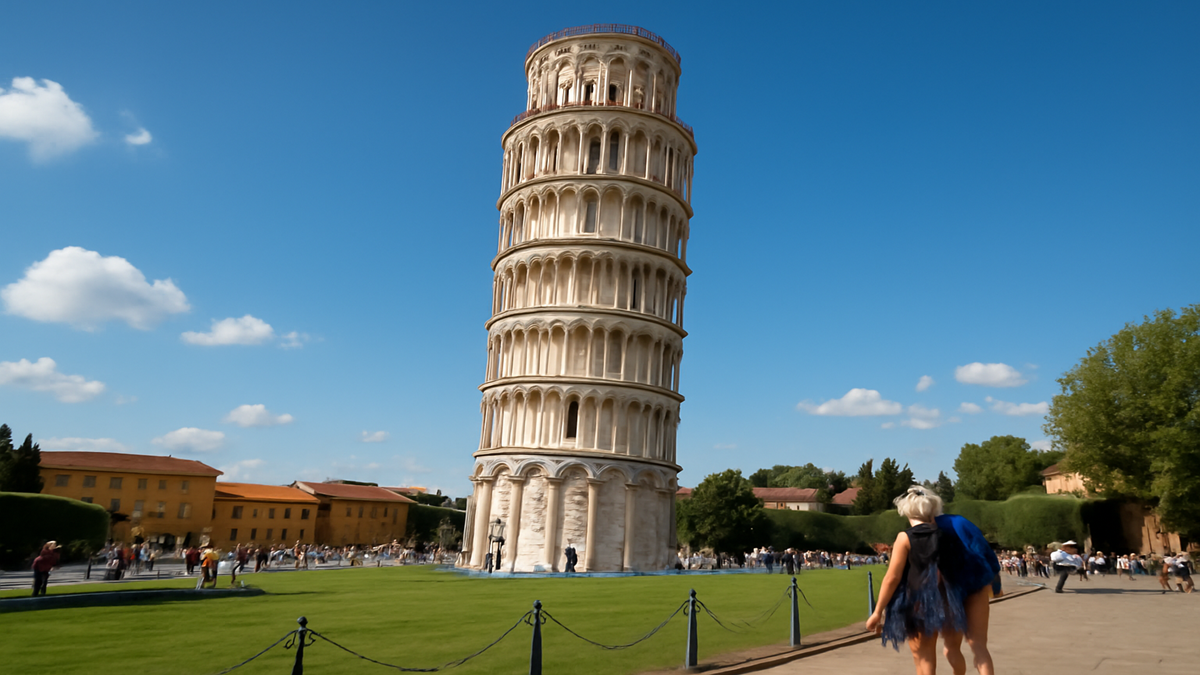 Dünyaca ünlü eğik Pisa Kulesi'ni keşfetmeye hazır mısın? Eğik yapısıyla yer çekimine meydan okuyan Pisa Kulesi, İtalya’nın kuzeyindeki Pisa şehrinde yer alıyor. Dünyanın ‘Eğilen Pisa Kulesi’ (Torre Pe...