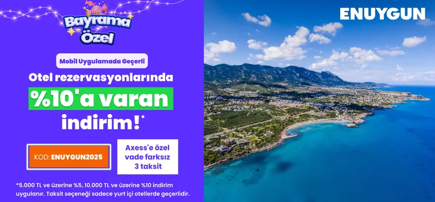 Otel rezervasyonlarında %10'a varan indirimi kaçırma!