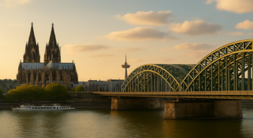 Almanya’nın Ren Nehri kıyısında güzel bir konumda uzanan turistik Köln şehri, Almanya'nın 4. büyük şehri konumunda. Yüzlerce yıllık tarihi ve kendine özgü kültürüyle her yıl milyonlarca insanı kendine çeken Köln, M.Ö. 38 yılında Roma döneminde kuruldu. Uzun yıllar önemli bir ticaret merkezi olan Köln, günümüzde ise tarihi dokusunun yanı sıra gelişmiş sanayisiyle de biliniyor. UNESCO Dünya Mirası Listesi'nde yer alan görkemli Köln Katedrali'nden çarpıcı kiliselere, tiyatrolara, anıtlara ve çeşmelere ev sahipliği yapan Köln, aynı zaman modern mimarili binalarıyla da dikkat çekiyor.