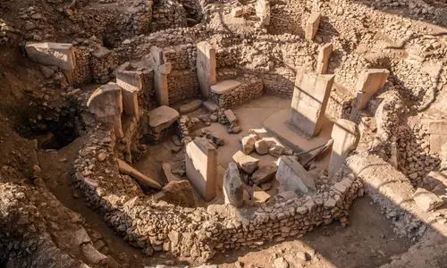 منظر جوي لـ Göbeklitepe، Haliliye Şanlıurfa