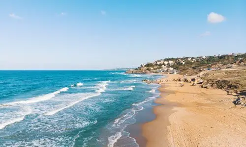 منظر البحر النظيف لشاطئ كيليوس في يوم مشمس،أماكن للزيارة في ساريير جوهرة اسطنبول