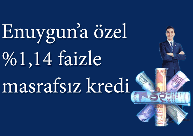 Finansbank'tan %1,14 faizli 100.000 TL'ye kadar masrafsız kredi