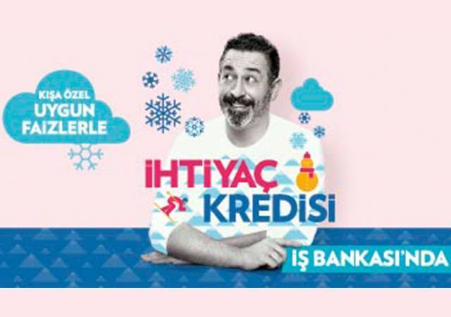 İş Bankası'ndan ayda 500 TL'ye 16.100 TL kredi