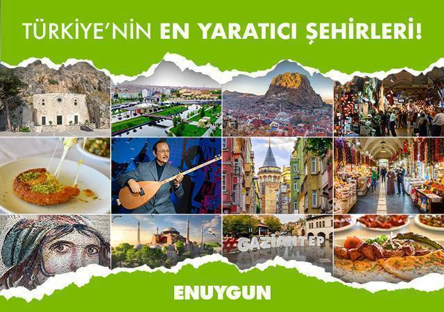 Türkiye'nin en yaratıcı şehirleri!