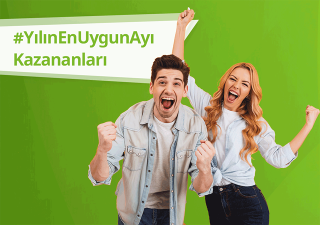 #YılınEnUygunAyı kazananları belli oldu!