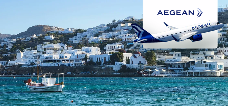 Aegean Airlines'ın %30'a varan indirimli yurt dışı uçak biletleri ENUYGUN.com'da!