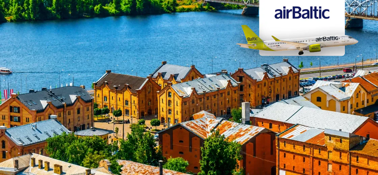 airBaltic'in Kuzey Avrupa uçak biletleri 155$'dan başlayan fiyatlarla ENUYGUN.com'da!