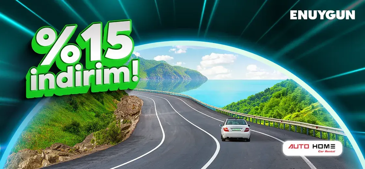 AUTOHOME araçlarında %15 indirim!