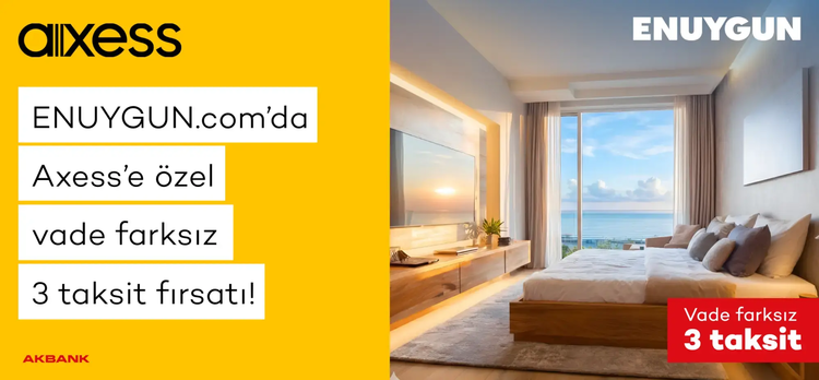 Otel rezervasyonlarında Axess'e özel vade farksız 3 taksit fırsatı!