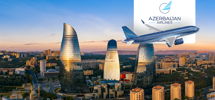 Azerbaijan Airlines'ın %10'a varan indirimli yurt dışı uçak biletleri ENUYGUN.com'da!