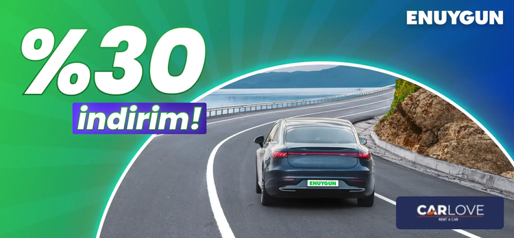 CARLOVE araçlarında %30 indirim!